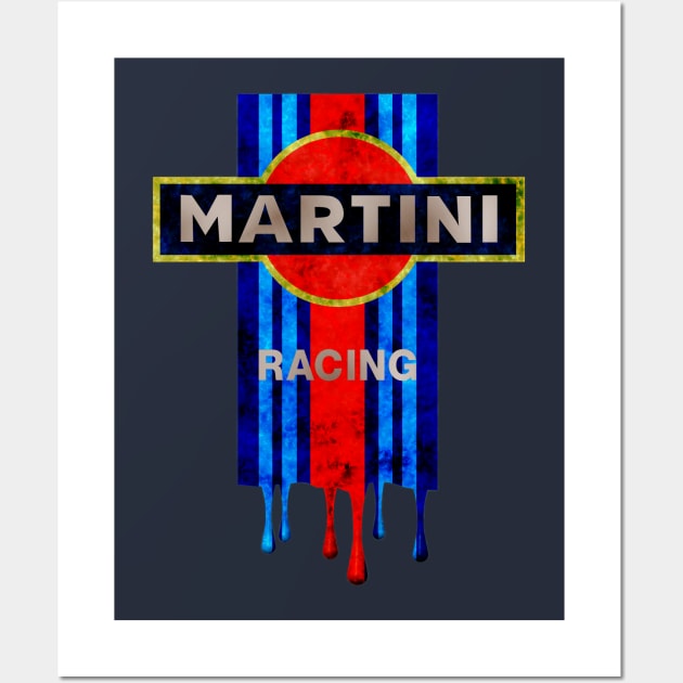 Vintage Martini Racing Wall Art by CreativePhil